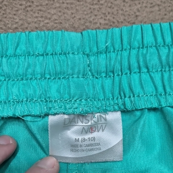 Teal and Gray Women's Athletic Shorts - Picture 5 of 8